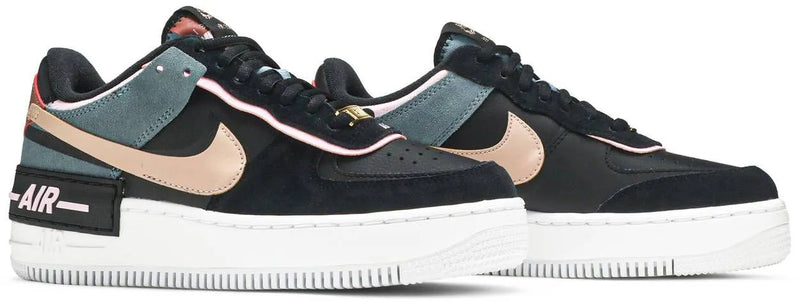 Air Force 1 Shadow Black Light Arctic Pink Claystone Red